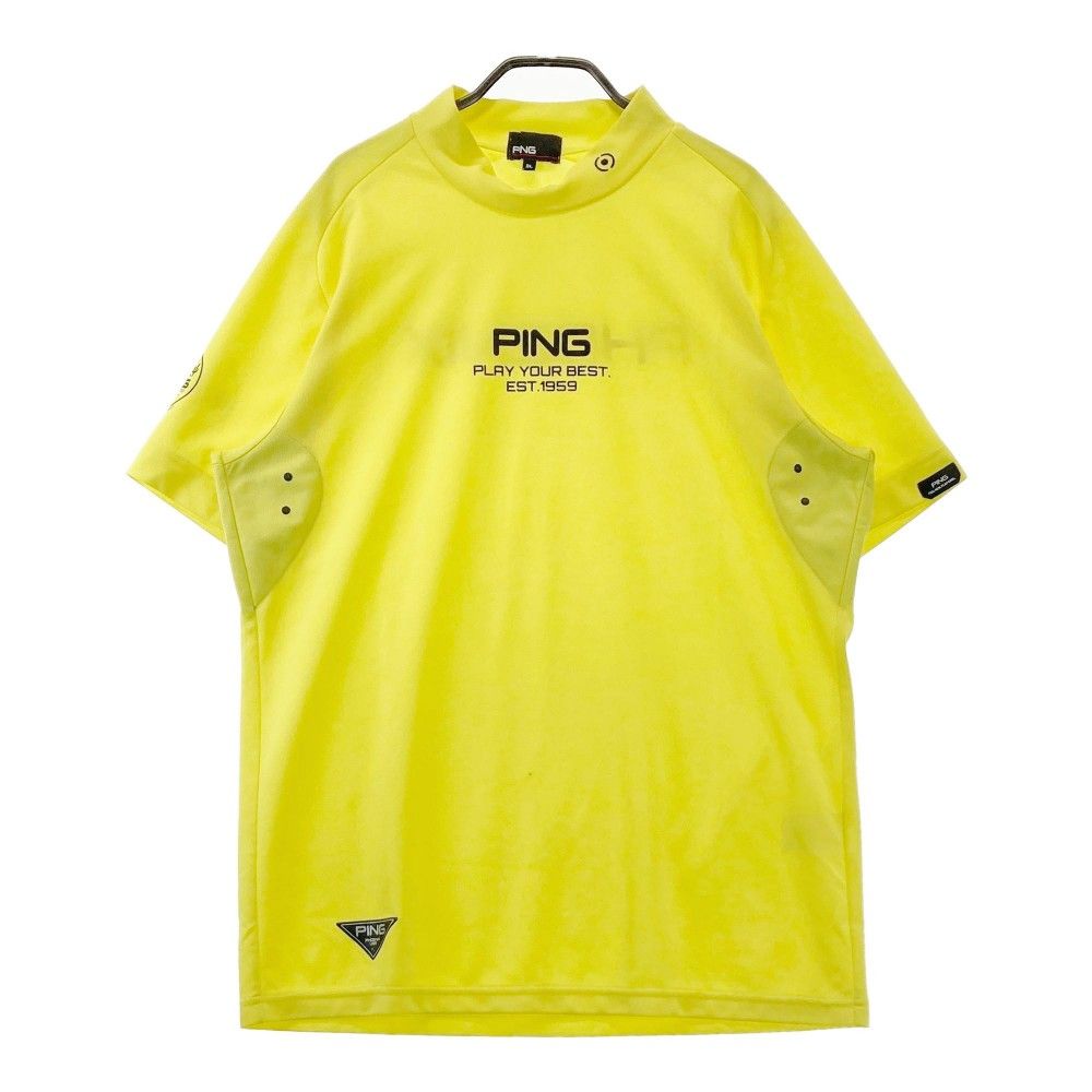 サイズ：3L PING ピン 2024年モデル ハイネック 半袖Tシャツ