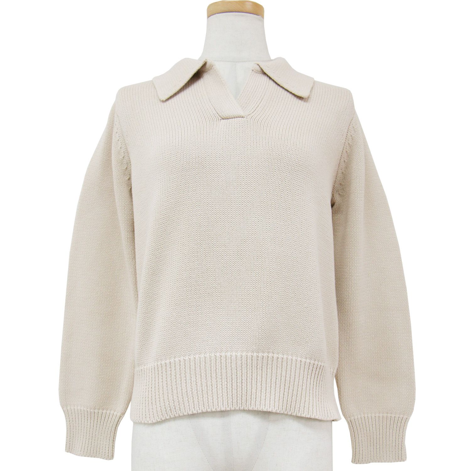 ❤︎新品❤︎DEMYLEE❤︎コットンニットプルオーバー❤︎ベージュ DEMYLEE デミリー DEMY ニット プルオーバー トップス