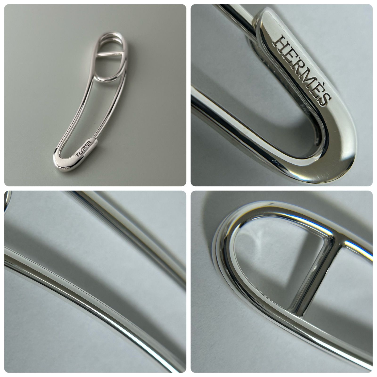 じえんみ様 エルメス ブローチ シェーヌダンクル パンク Silver 925
