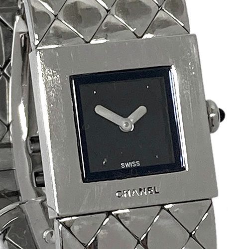 シャネル マトラッセ レディース 腕時計 クォーツ SS 黒文字盤 CHANEL ブランド 【中古】 - メルカリ