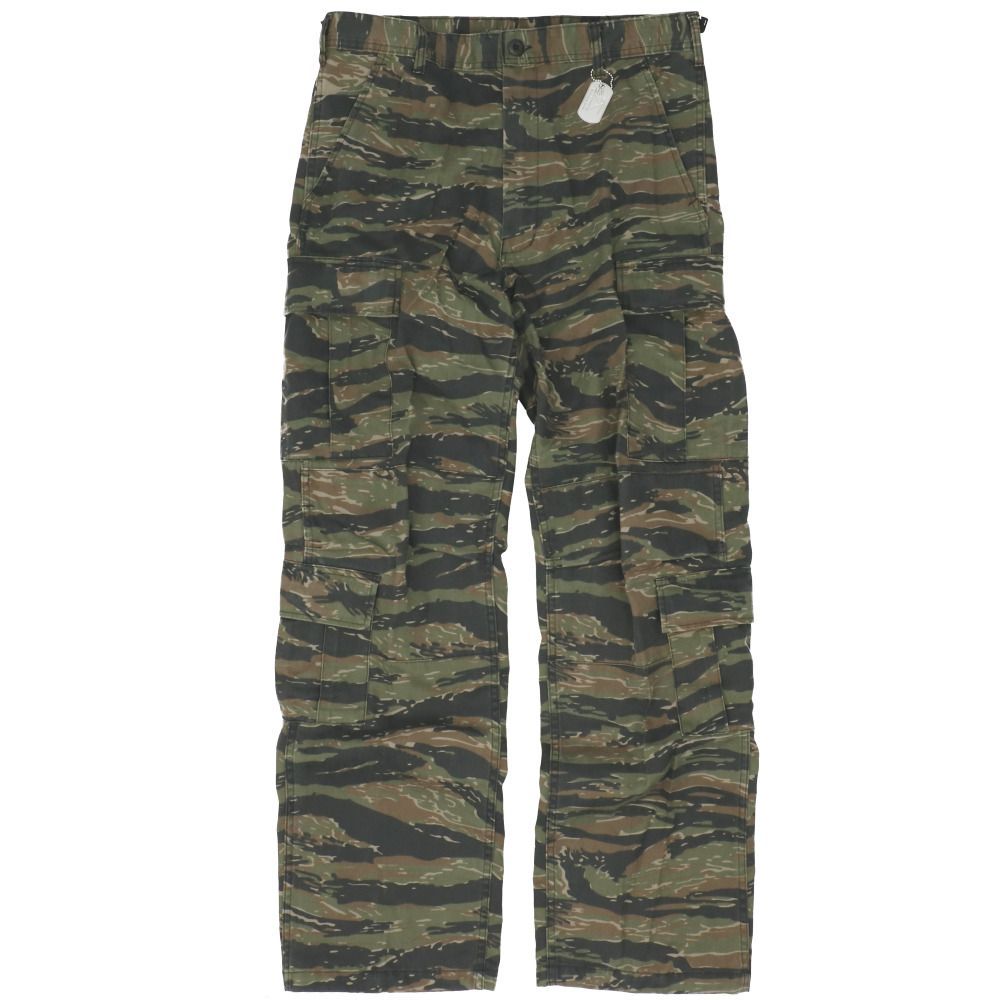 TigerStripeCamo  サイズL  Rothco ロスコ VINTAGE PARATROOPER FATIGUES ロスコ Rothco カーゴパンツ メンズ ゆったり レディース カーゴ ファティーグパンツ ジッパーフライ
