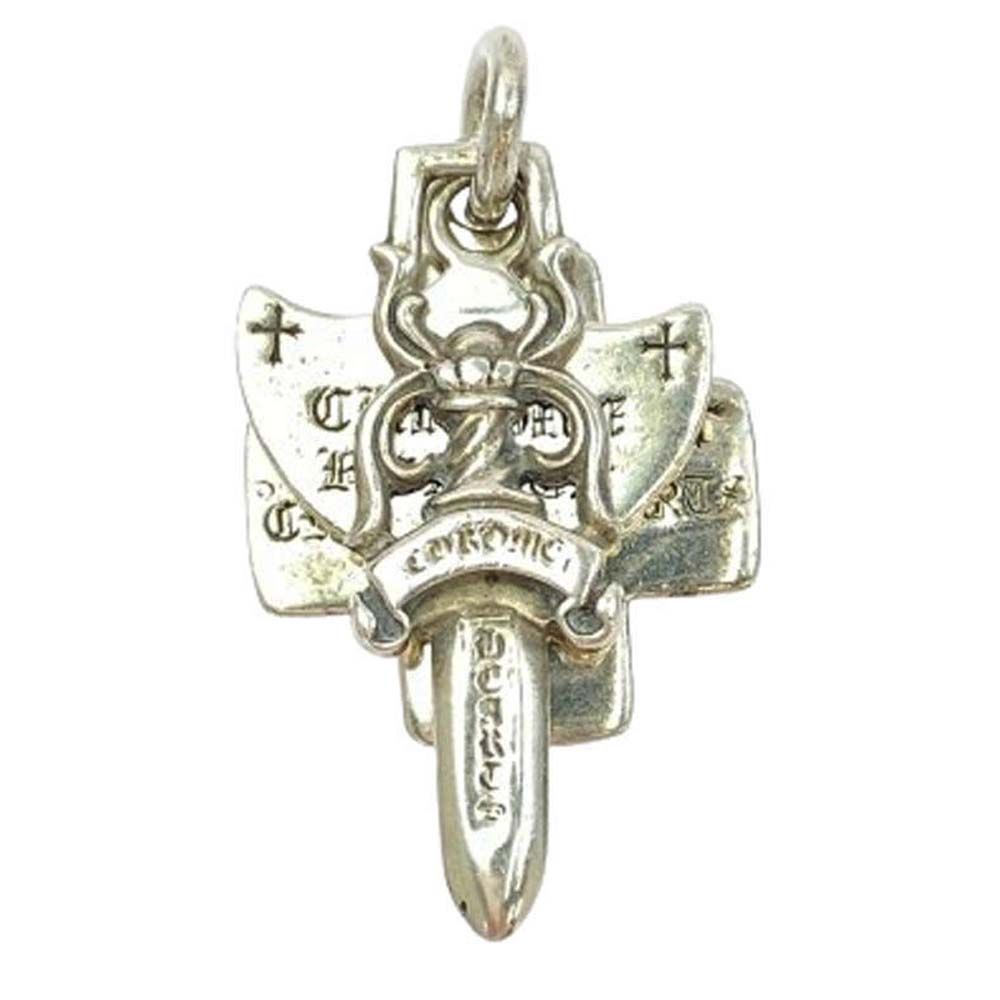 CHROME HEARTS クロムハーツ 原本無 3TRINKETS 3トリンケッツ ペンダント トップ シルバー系