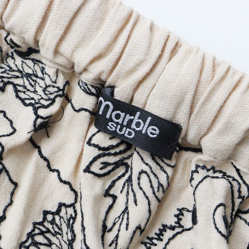 美品 マーブルシュッド marble SUD 20th EMB Members スカート