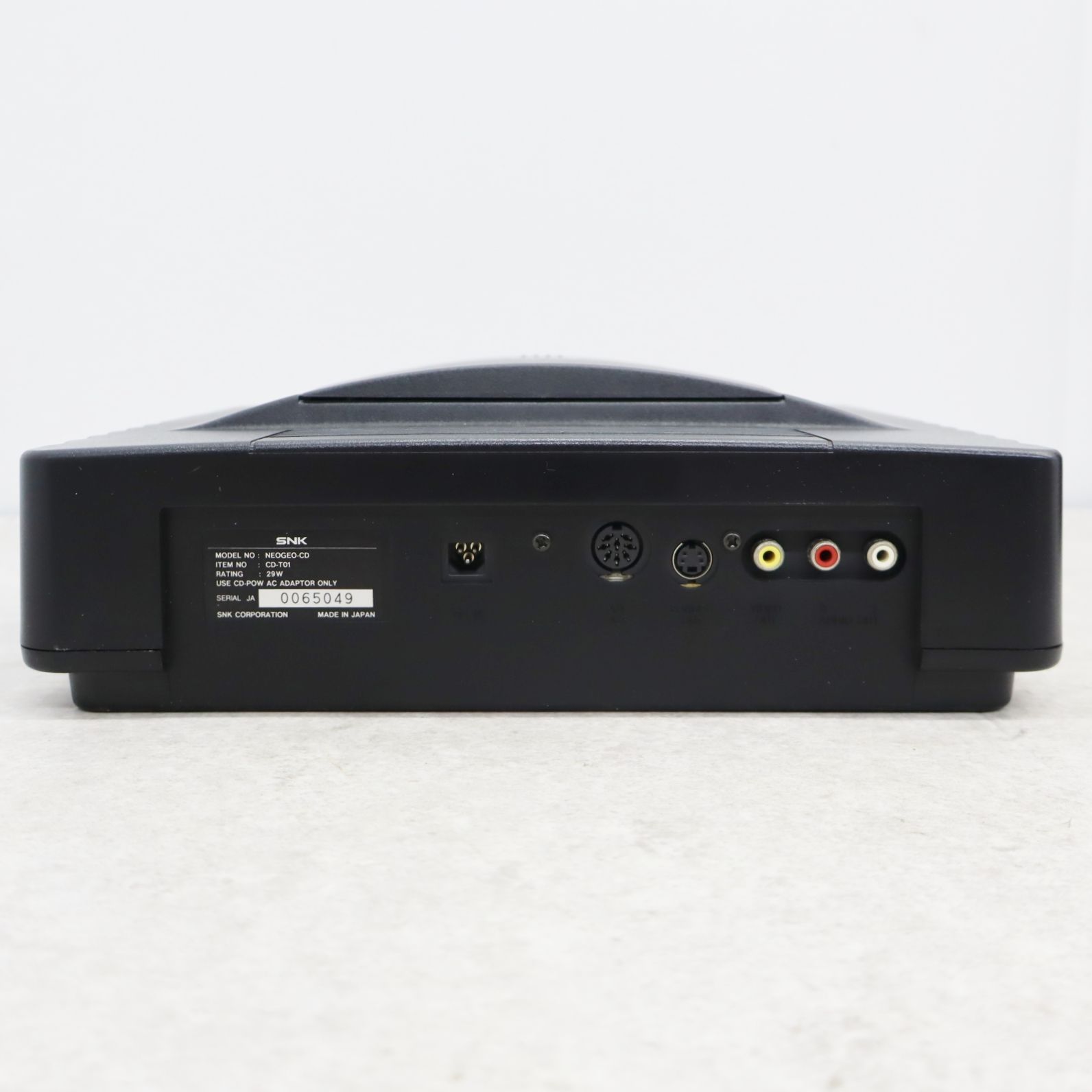 △現状販売 ｜NEO-GEO CD ネオジオCD 本体のみ｜SNK CD-T01 