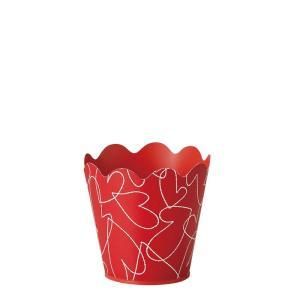 3営業日で発送 ケー イー アイ ラインハートブリキポット ラウンド L M S 5404-C-RD 入数 20