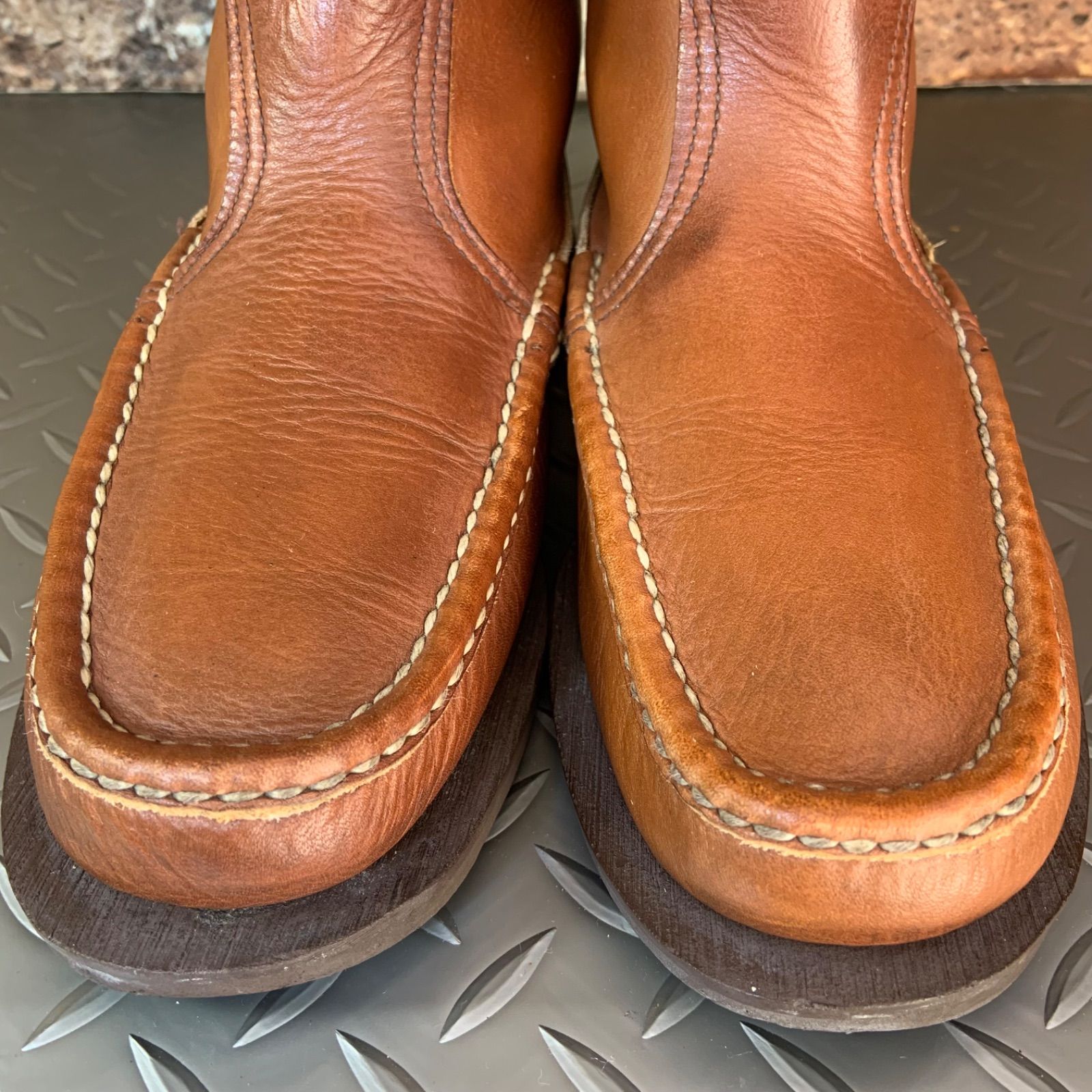 ☆RUSSELL MOCCASIN ノックアバウト US7E 25㎝ (24L13-RUSS-7