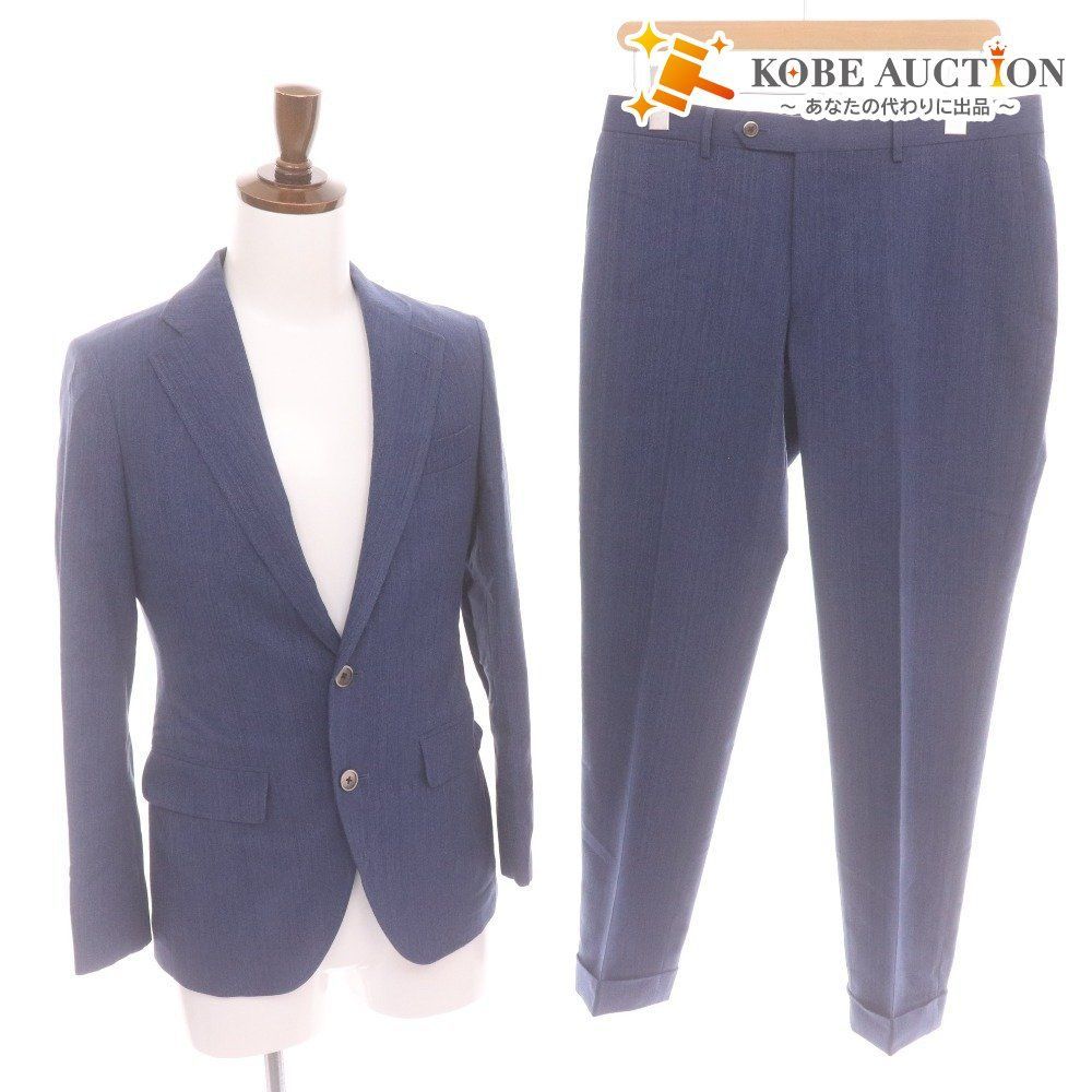 SUIT SELECT スーツセレクト スーツ セットアップ JSK2050 長袖 ジャケット パンツ 上下 メンズ Y4 82 ブルー