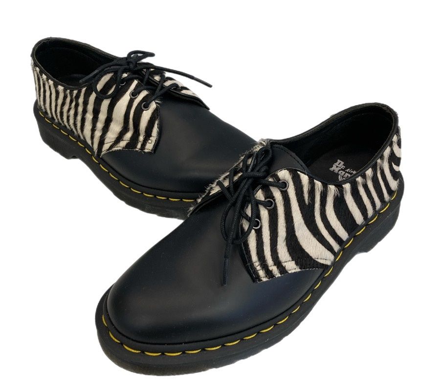ドクターマーチン☆ゼブラ柄 Dr Martens☆RAMSEY QUAD CREEPER☆厚底☆ゼブラ柄 (Dr.Martens