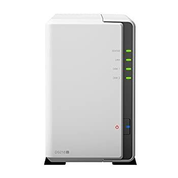 【中古】(未使用･未開封品)【NASキット】Synology DiskStation DS218j [2ベイ / デュアルコアCPU搭載 / 512MBメモリ搭載] 多用途な初心者向け