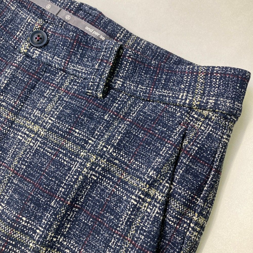 サイズ：85 AND PER SE アンパスィ 裏起毛 ストレッチパンツ