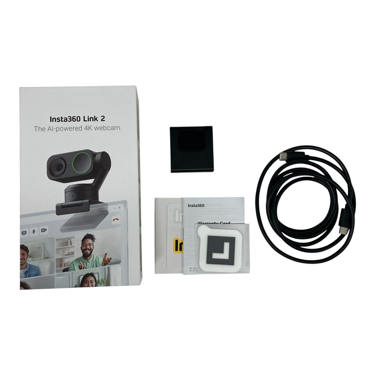 Insta360 CINSABNB Link 2 4K webcam インスタ ウェブ カメラ PC 良好 F10481589