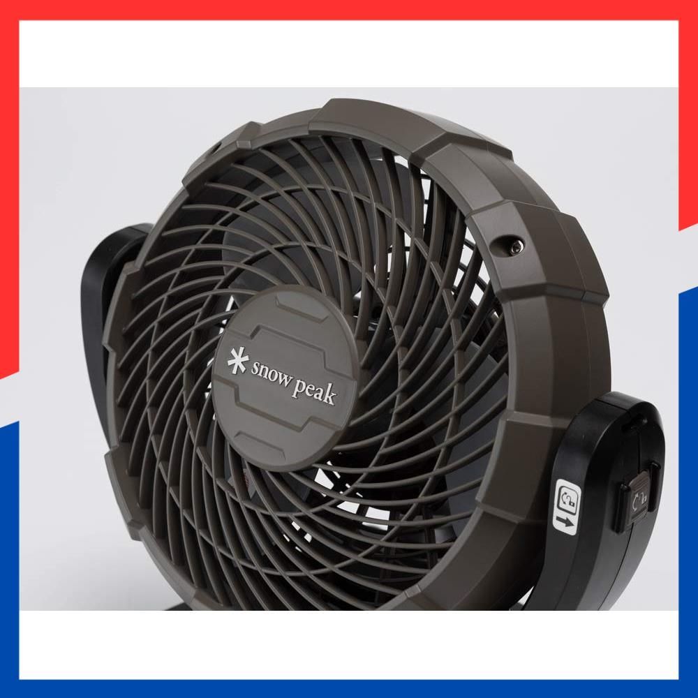 snow peak 扇風機 グレー ACアダプター
