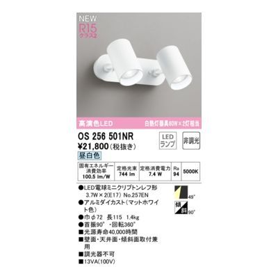 【新品・7営業日以内発送】オーデリック ODELIC OS256501NR ランプ別梱包【沖縄離島販売不可】