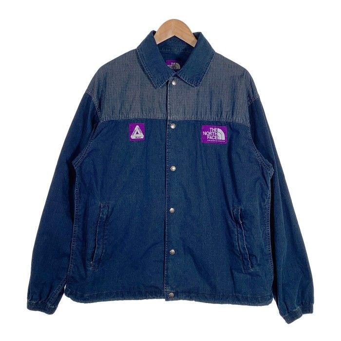 THE NORTH FACE PURPLE LABEL ノースフェイス パープルレーベル 21SS PALACE パレス Indigo Ripstop Coach  Jacket インディゴ リップストップ コーチジャケット インディゴ Size L - メルカリ