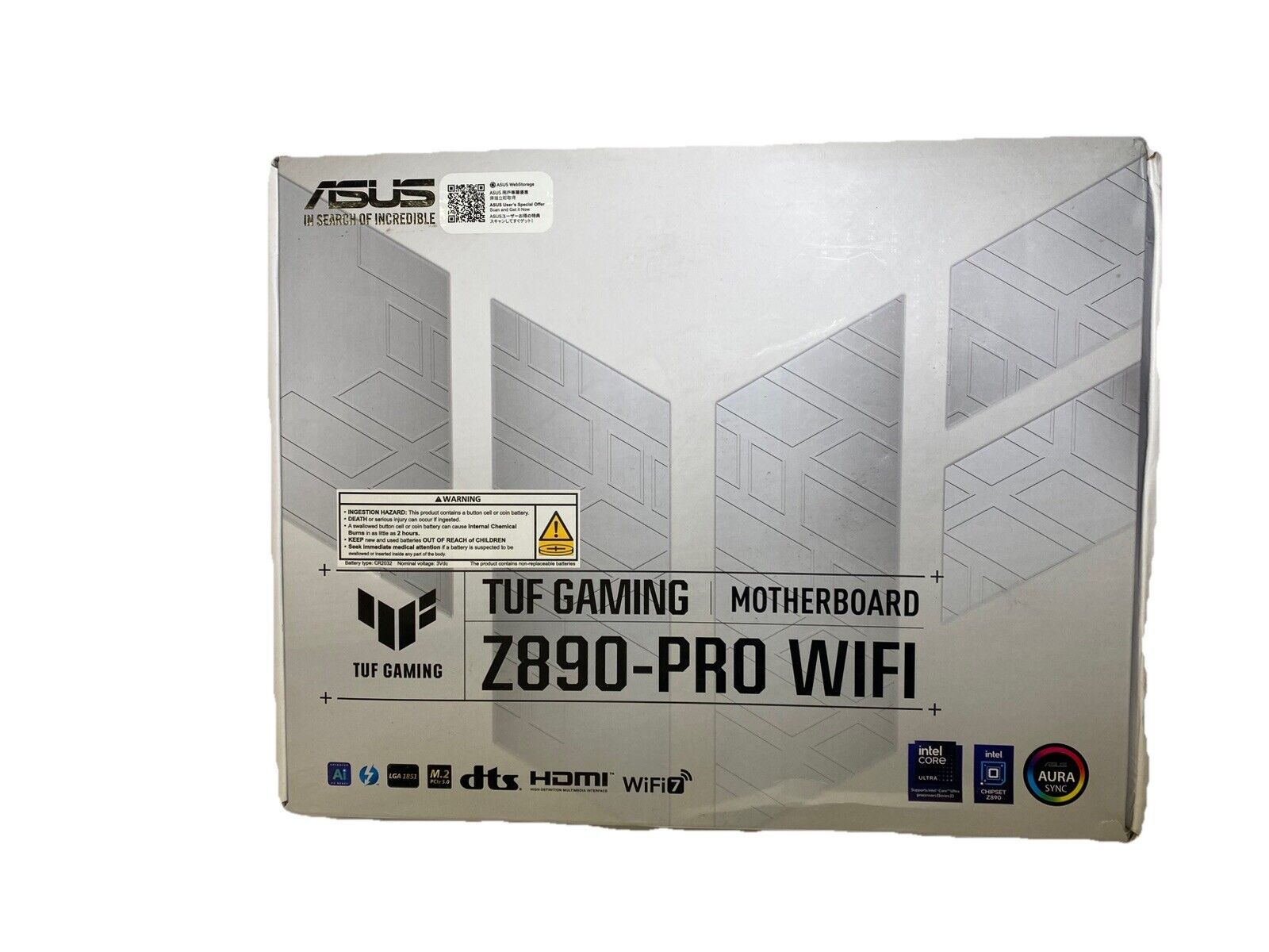 ASUS TUF Gaming Z890-PRO WiFi Z890 LGA 1851 ATX マザーボード、IntelR Ce?ウルトラ