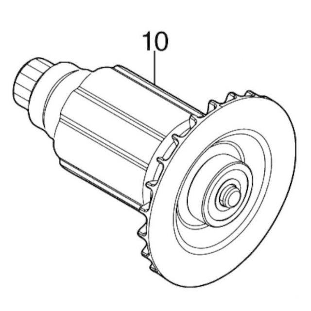 マキタ makita 18V 充電式 震動 ドライバドリル HP486DZ 用 ロータ 619655-6 部品 修理 パーツ 建築 建設 電設 電工 ドリル