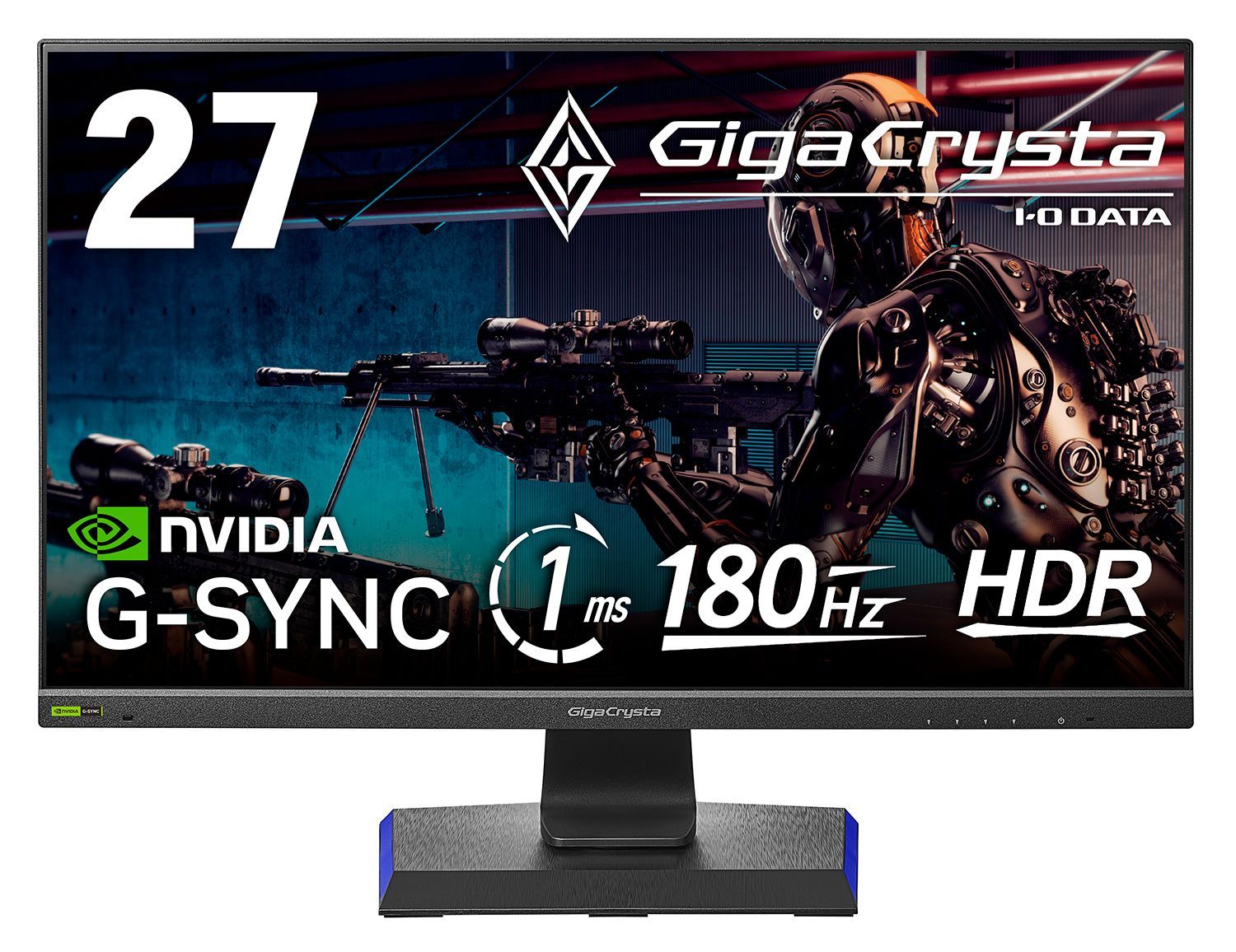 IO DATA  GigaCrysta LCD-GD271JD ゲーミングモニター 27インチ 180hz