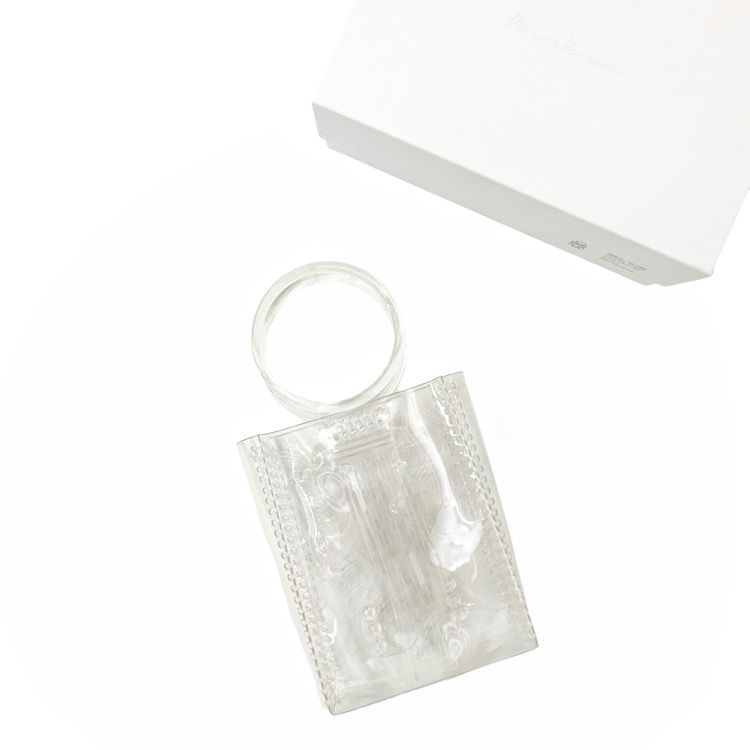 未使用品 Mame Kurogouchi マメクロゴウチ Vinyl Chloride Mini Hand Bag PVC ミニハンド バッグ クリア MM12-AC096