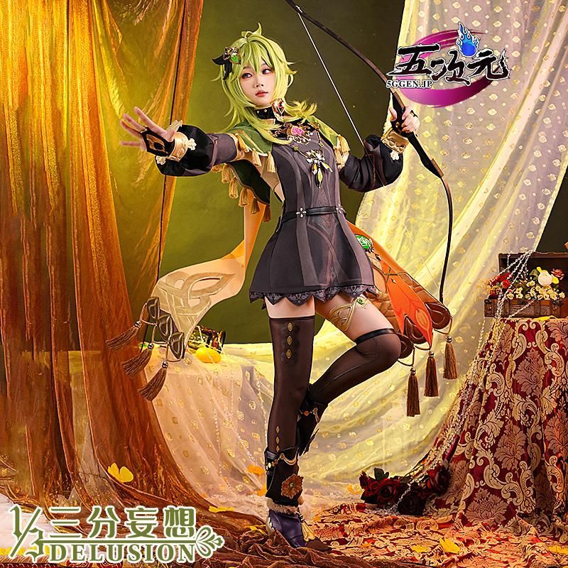 三分妄想 原神 ヌヴィレット XL ウィッグ付き 三分妄想 原神 コスプレ