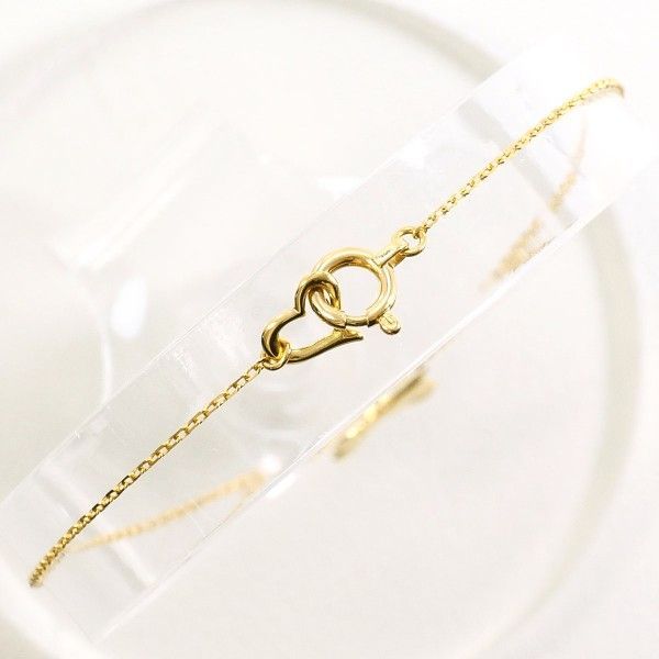 AHKAH アーカー k18 YG ブレスレット AHKAH ダイヤモンドシェイプ