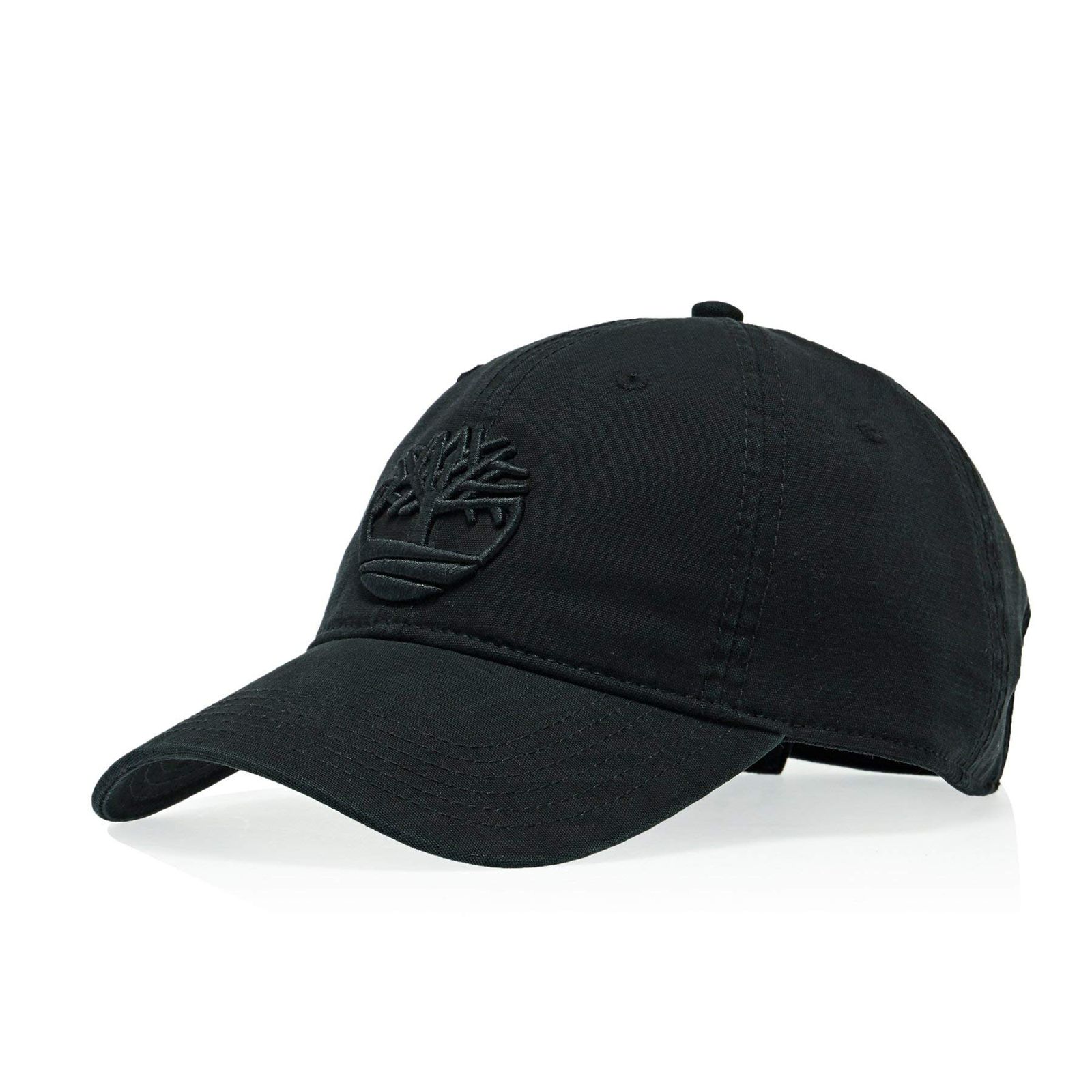 TIMBERLAND CAP W/EMBROIDER TREE LOGO ブラック/ロゴ。 Free Size 