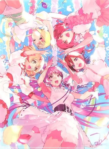 クリアファイル　キービジュアル 実田千聖氏描きおろしA4クリアファイル(第2回受付ver.) 「SANKYO presents マクロスΔ 戦術音楽ユニット ワルキューレ LIVETOUR 2020-2021 ワルキューレはあきらめない!!!!!」 グッズ購入特典 中古】クリアファイル キービジュアル 実田千聖氏描きおろしA4