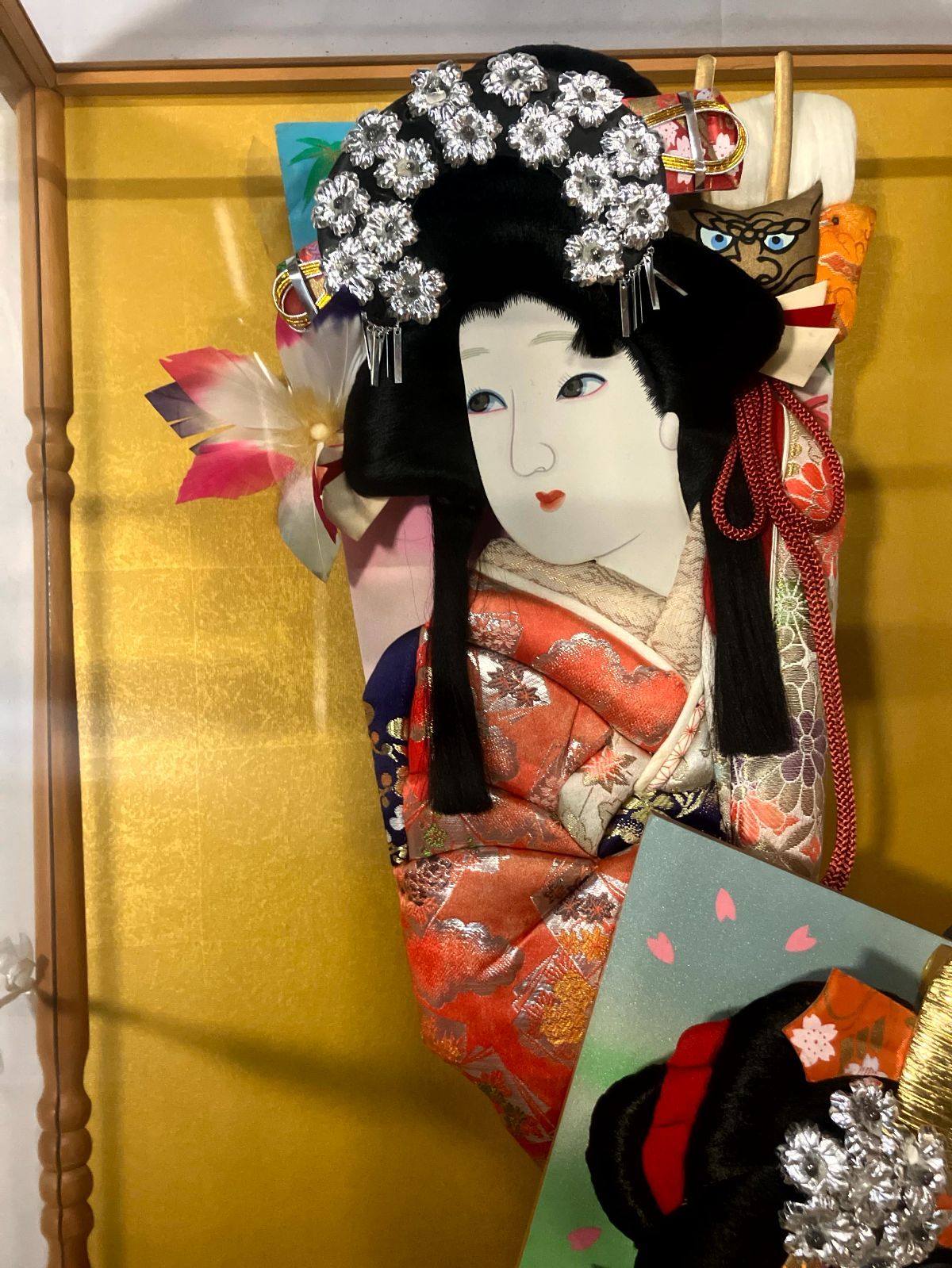 オファー 正月飾り 羽子板 オルゴール(654) 羽子板 初正月 コンパクト