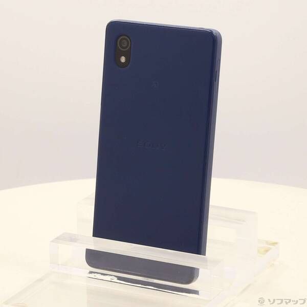 中古品〕 Xperia Ace III 64GB ブルー SOG08 au SIMフリー【352