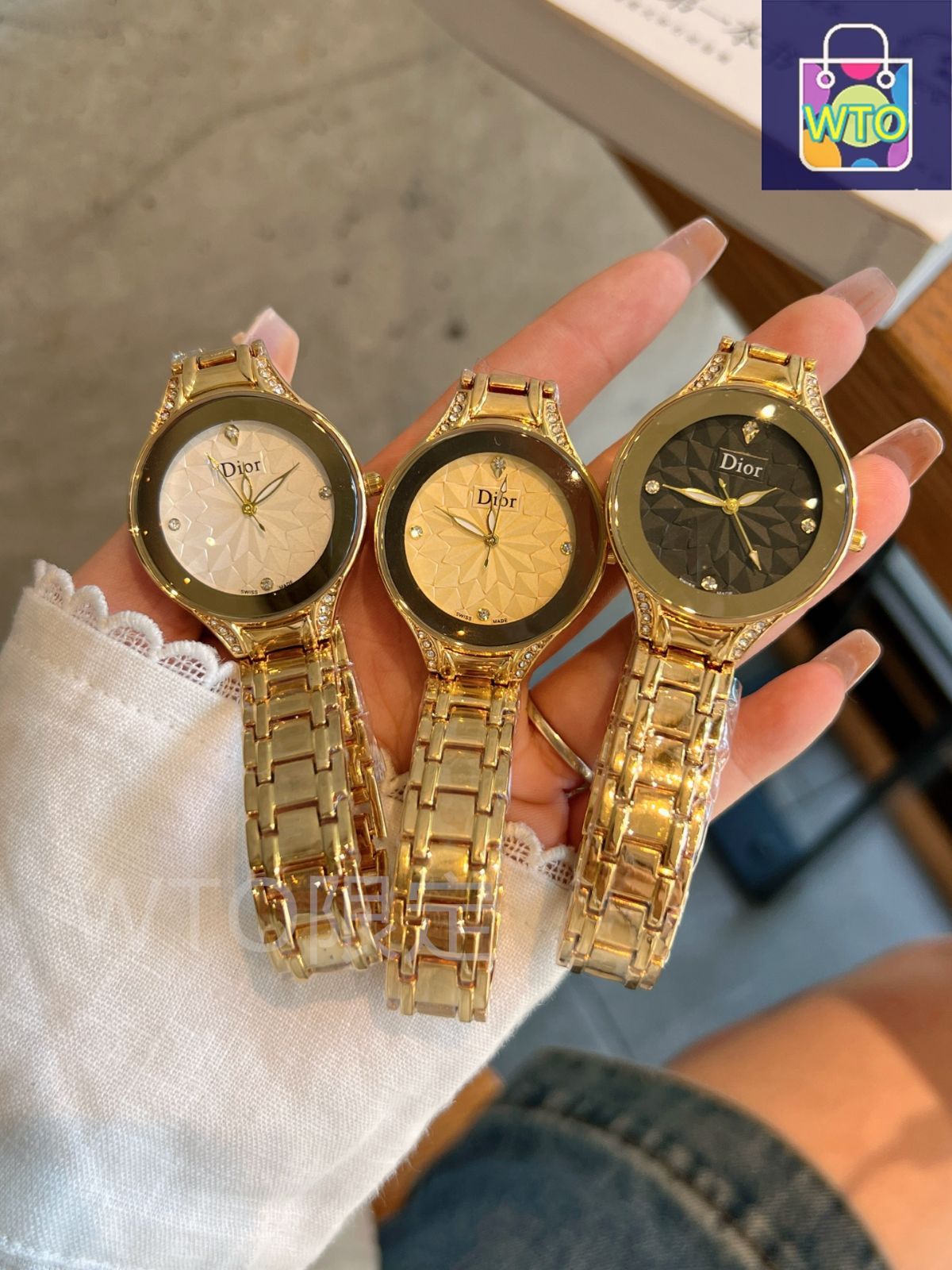 GUCCIとDiorのレディース時計　ジャンク品 ジャンク品)GUCCI レディース 時計 - メルカリ