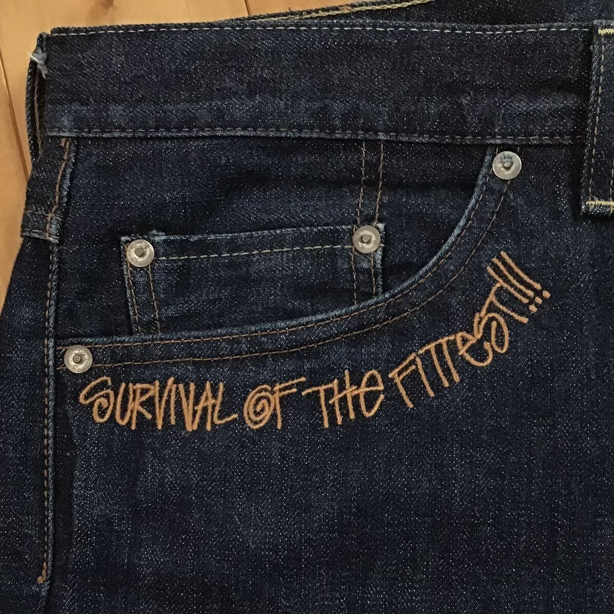 今週限定出品！美品！BAPE stussyコラボ　激レアデニム 今週限定出品！美品！BAPE stussyコラボ 激レアデニム 超爆レア希少