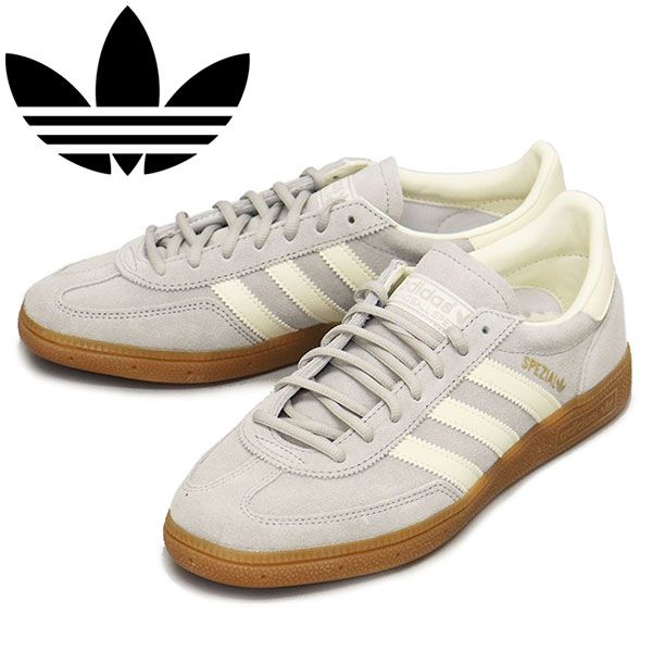 adidas (アディダス) IF7086 HANDBALL SPEZIAL スニーカー グレーツー/クリームホワイト/フットウェアホワイト AD303 23.0cm