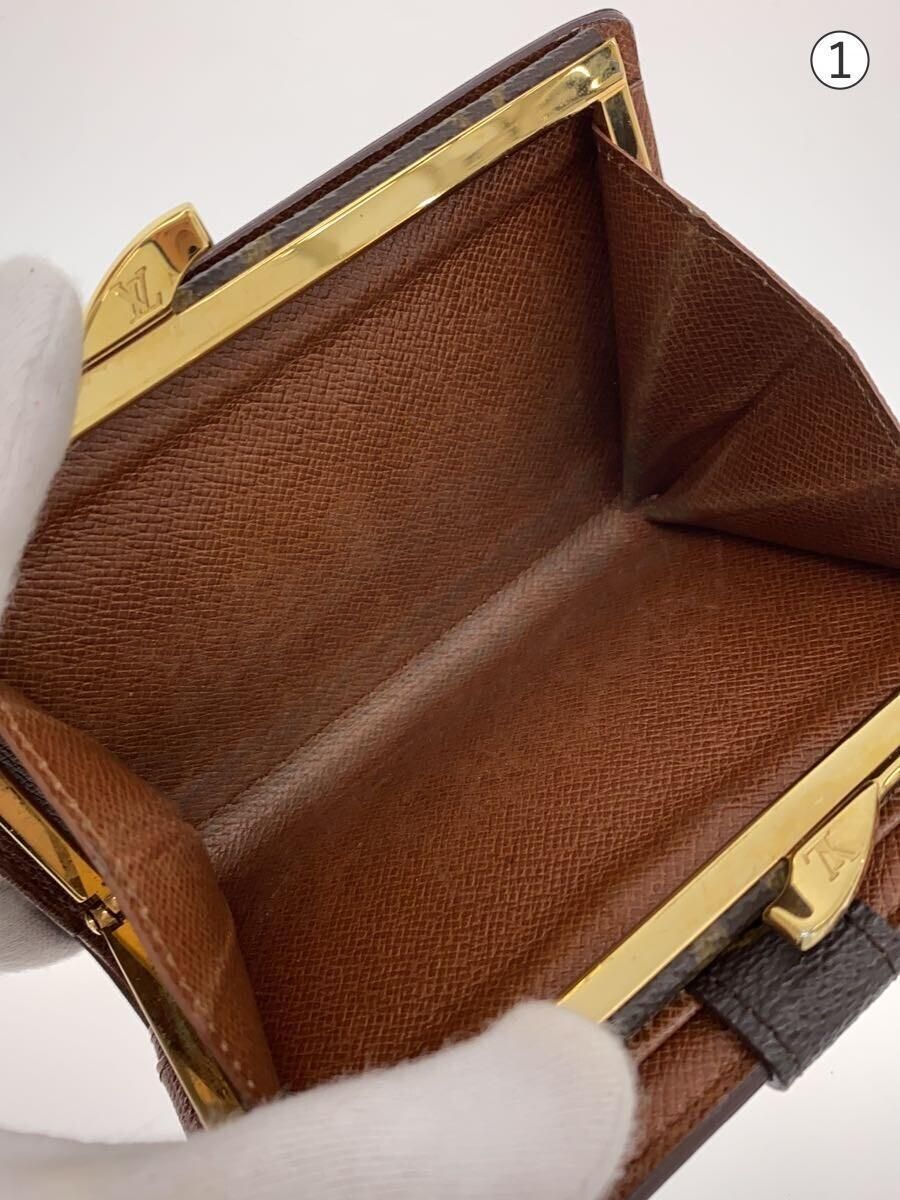 LOUIS VUITTON ポルト・モネ・ビエ・ヴィエノワ_モノグラム・キャンバス_ PVC ブラウン M61663 - メルカリ