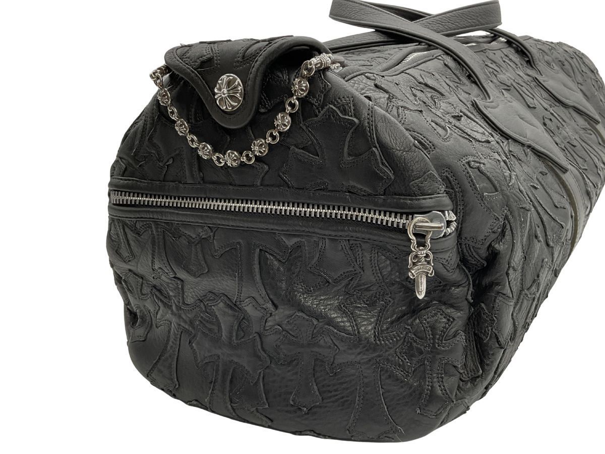 極美品 CHROME HEARTS クロムハーツ M ブラック×シルバー ダッフルジム 