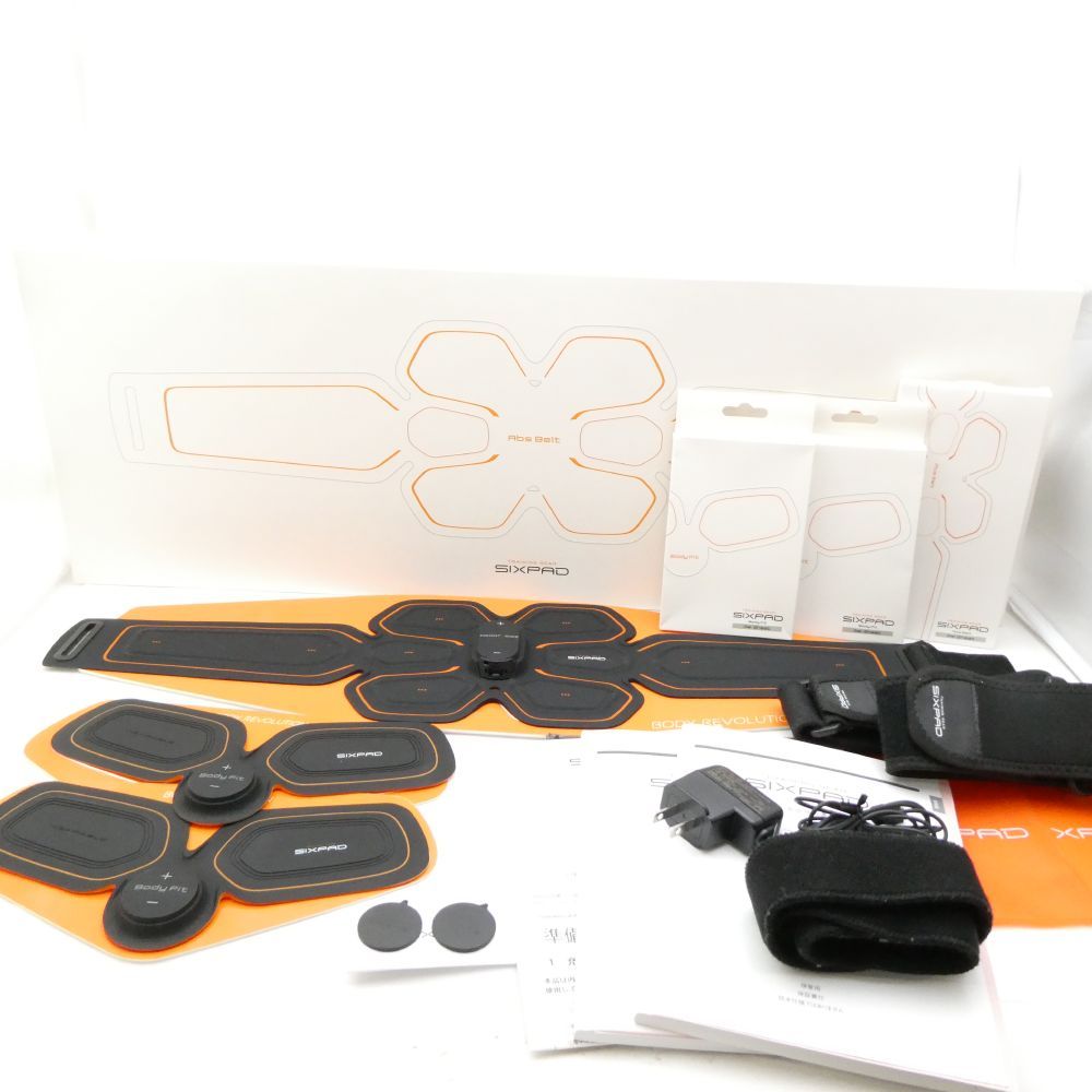 SIXPAD シックスパッド Abs Belt 2 Abs Fit アブズベルト2 アブズフィット 美容機器 3点 電池式 トレーニング エクササイズ 腹筋 BM9330