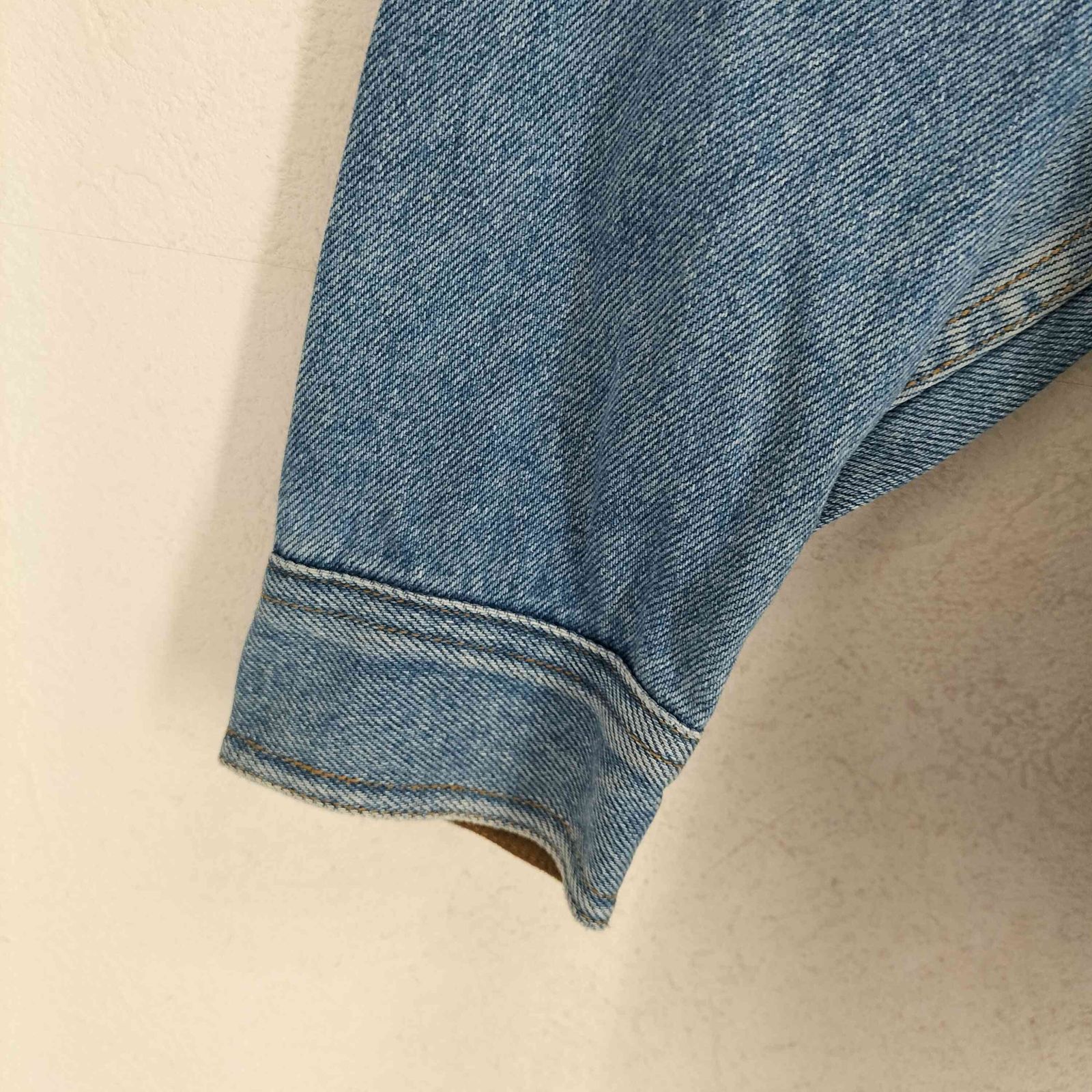 襟切り替えデニムジャケット レディース