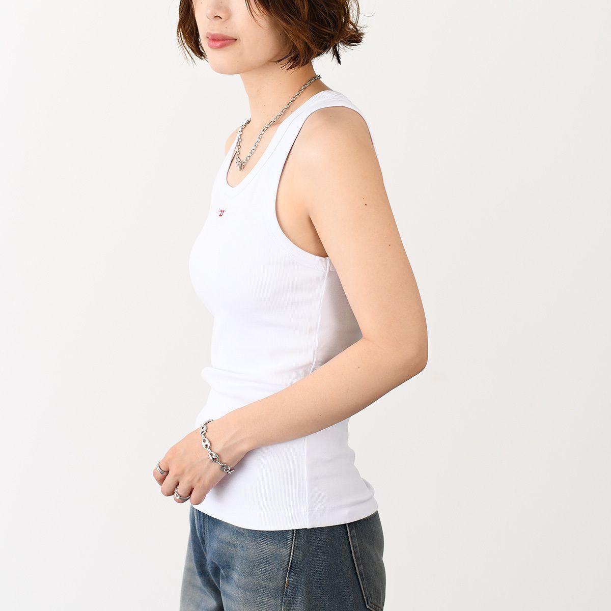 DIESEL ディーゼル トップス T-ANKY-D タンクトップ スリム