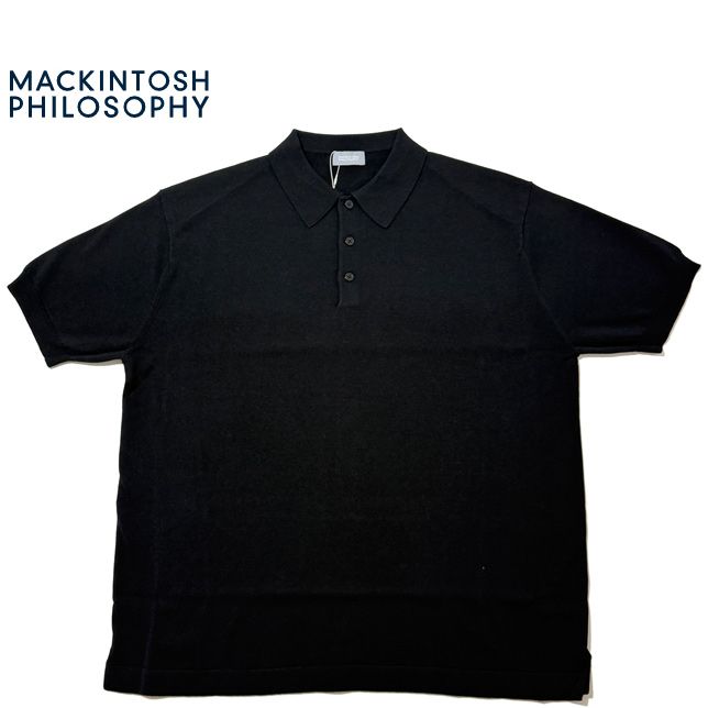 マッキントッシュフィロソフィー グレーレーベル メンズ ポロシャツ ニットポロ 半袖 R9N27565 MACKINTOSH PHILOSOPHY GREY LABEL