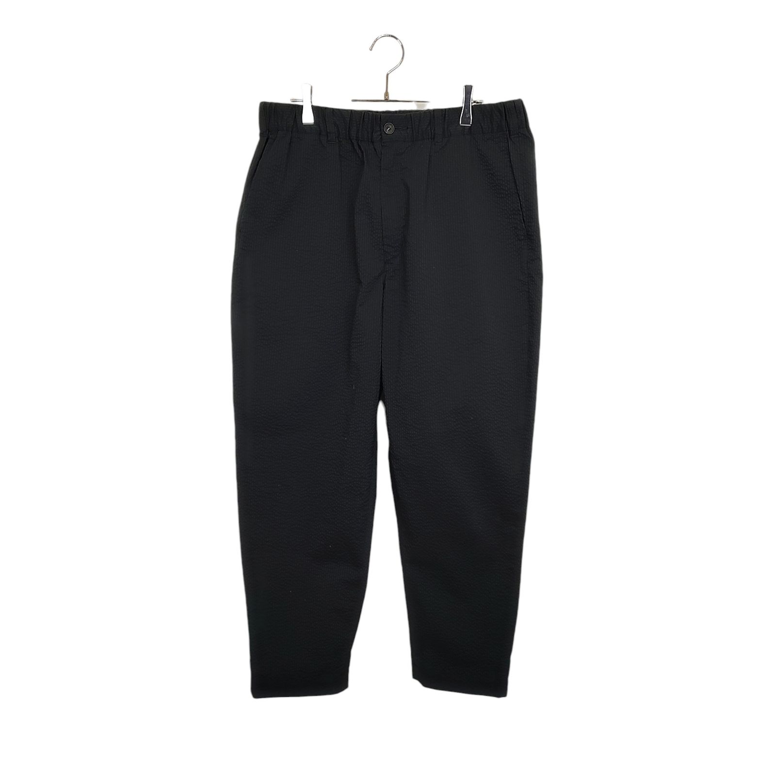 【中古】ホワイトマウンテニアリング シアサッカー テーパードパンツ WM2371402 ブラック 2 メンズ White Mountaneering ホワイトマウンテニアリング 23SS SEERSUCKER