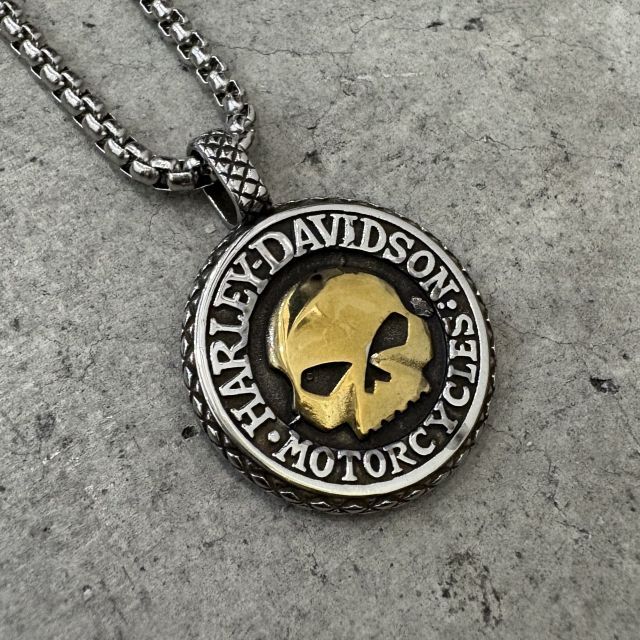 【レア】Harley-Davidson / ハーレーダビッドソン　ネックレス Harley Davidson/ハーレーダビッドソン】シルバーネックレス