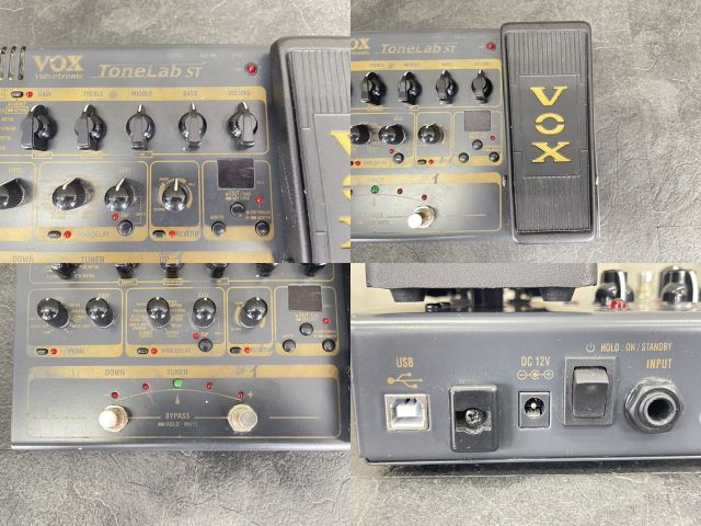 エフェクター【中古】VOX ヴォックス 真空管搭載 マルチエフェクター Tone Lab ST 本体のみ 現状品 楽器 機材/59412