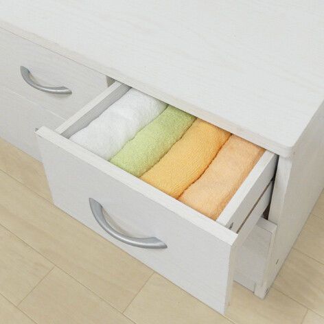 衣類収納チェスト幅60cm ホワイトオーク系 収納 タンス 1172