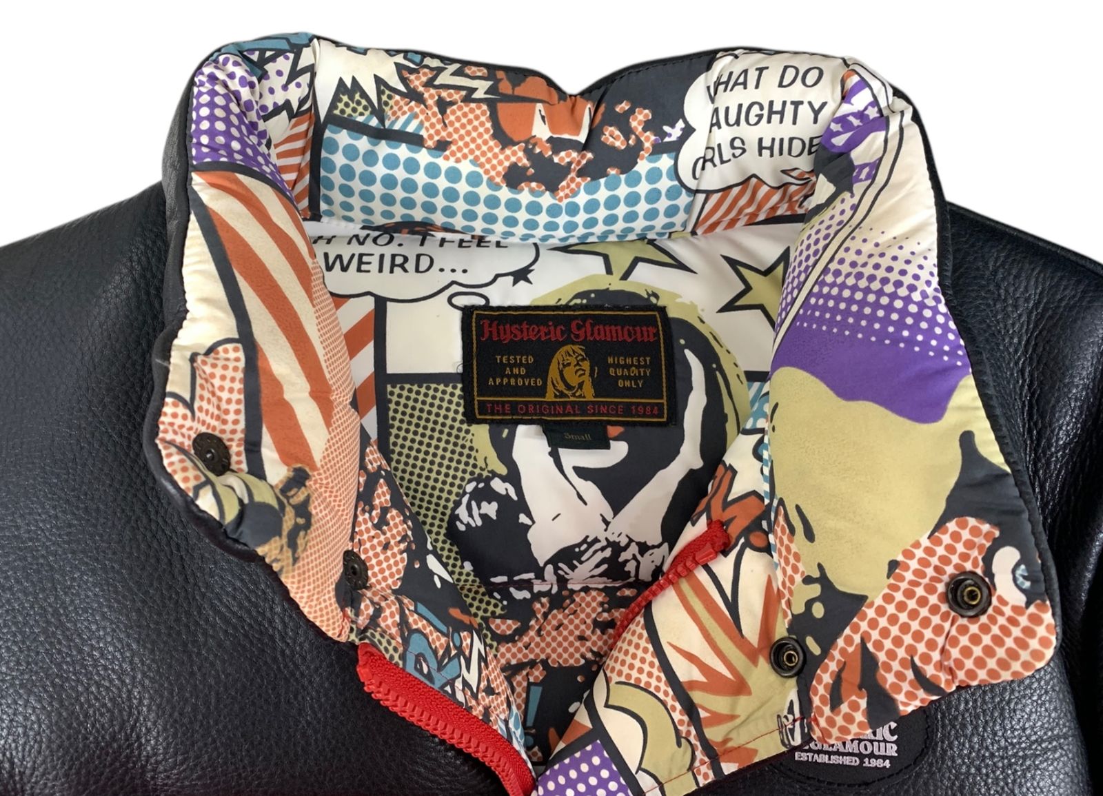 HYSTERIC GLAMOUR (ヒステリックグラマー) 牛革 ナイロン ダウン