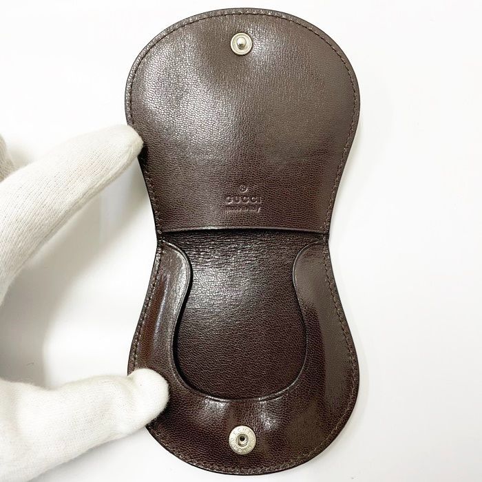 GUCCI 小銭入れ ◇美品◇GUCCI グッチ 馬蹄型 コインケース 小銭入れ M077 - メルカリ