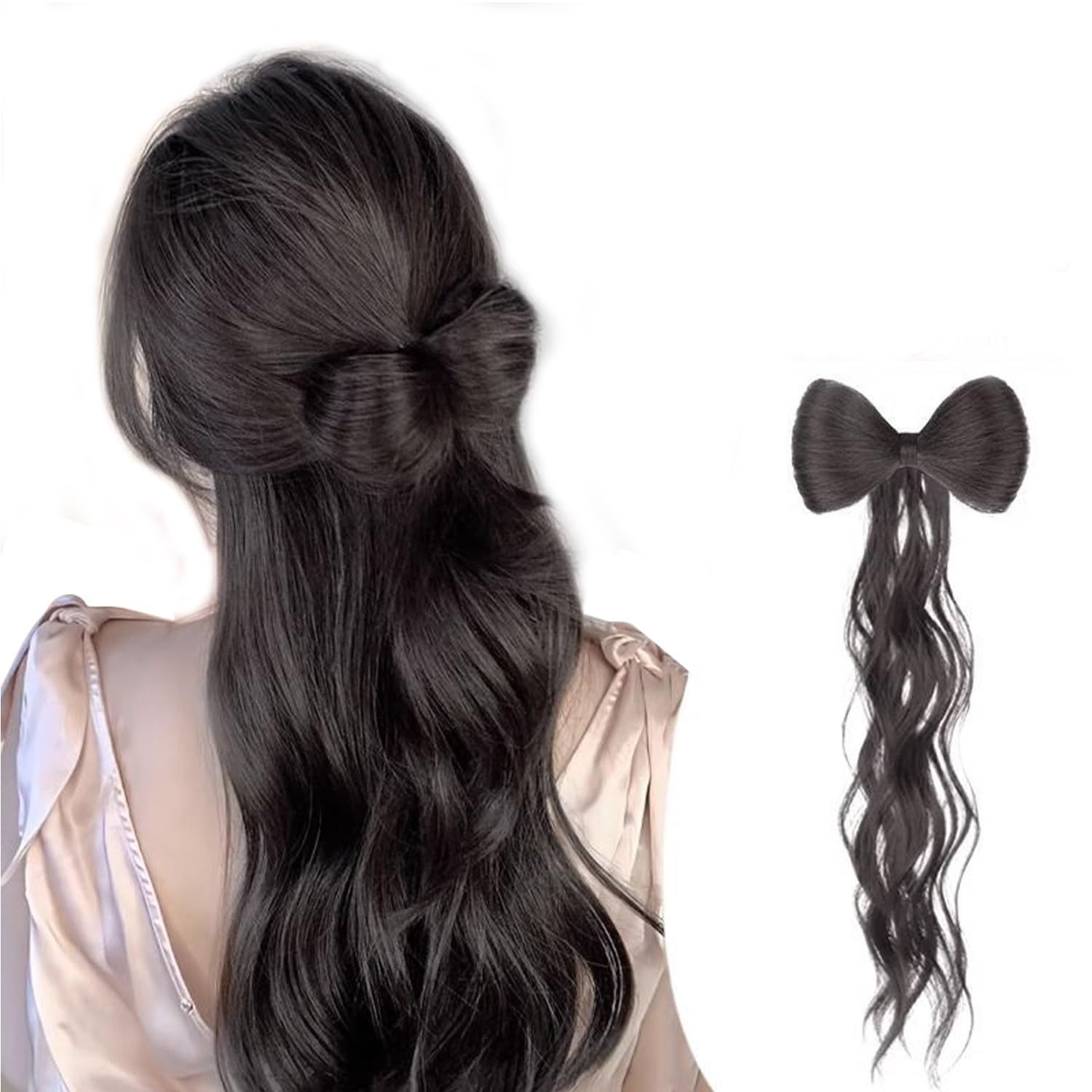 レディース 蝶結び ヘアクリップ リボン ポニーテール ヘア