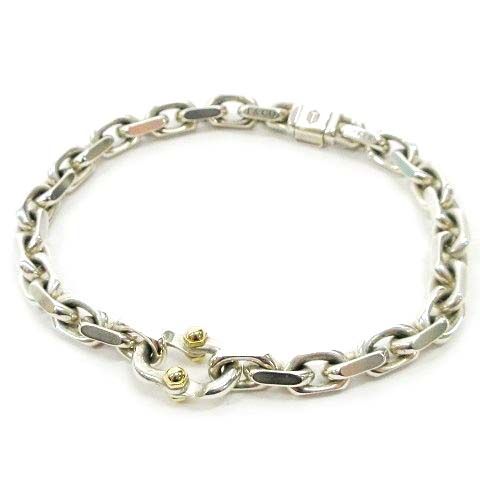 ジャンク品 新宿伊勢丹購入 GUCCI シルバー ブレスレット