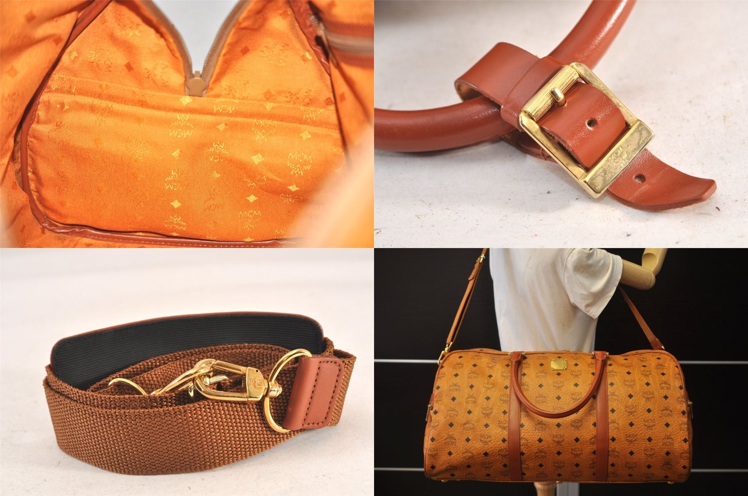 MCM エムシーエム ヴィセトス レザー ヴィンテージ 2Way