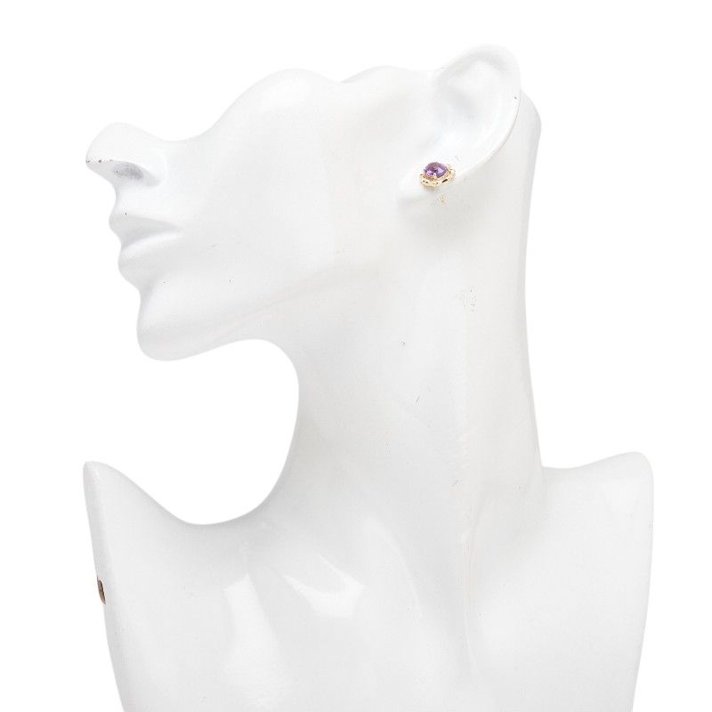 AHKAH アーカー フォリアージュ スタッド (ピンク) ピアス AHKAH