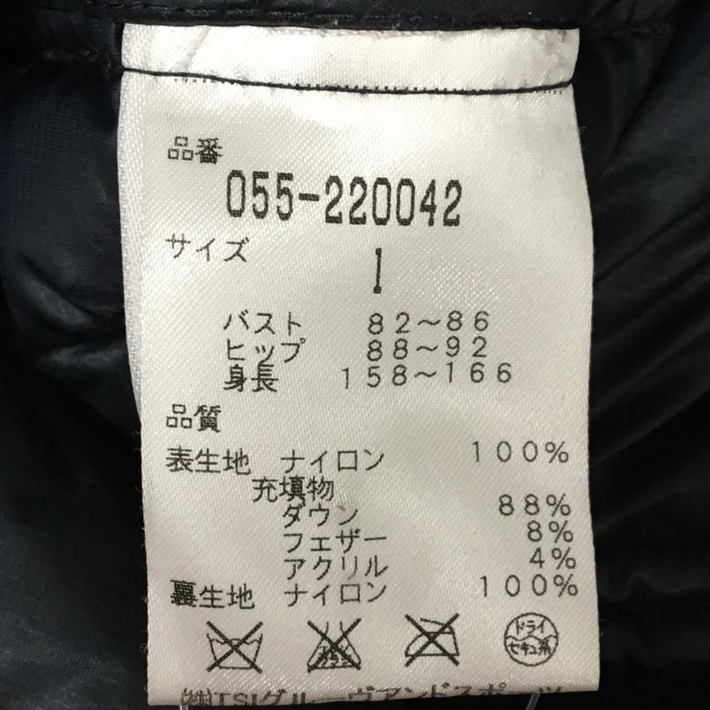 新作入荷! パーリーゲイツ 2WAYナイロンダウンジャケット ネイビー×レッド 軽量 袖着脱可 レディース 1 M ゴルフウェア PEARLY GATES 推奨される