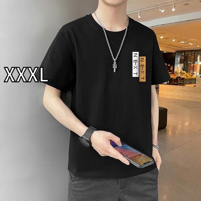 [XXXL]メンズ ファッション 服 男性用 オシャレ シンプル 大人 かっこいい 大きいサイズ ストリート 紳士服 夏 半袖 T シャツ Vネック 韓国 スタイル スリムボディ シャツ 夏 半袖 トップス