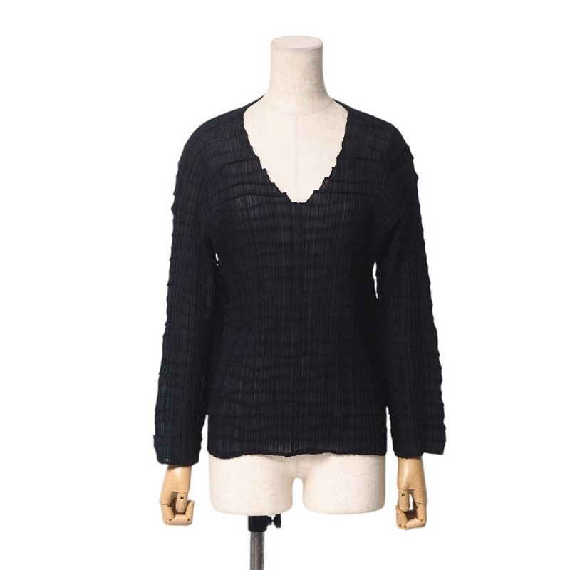 ISSEY MIYAKE イッセイミヤケ ブラウス サイズ2 プリーツ加工 プル